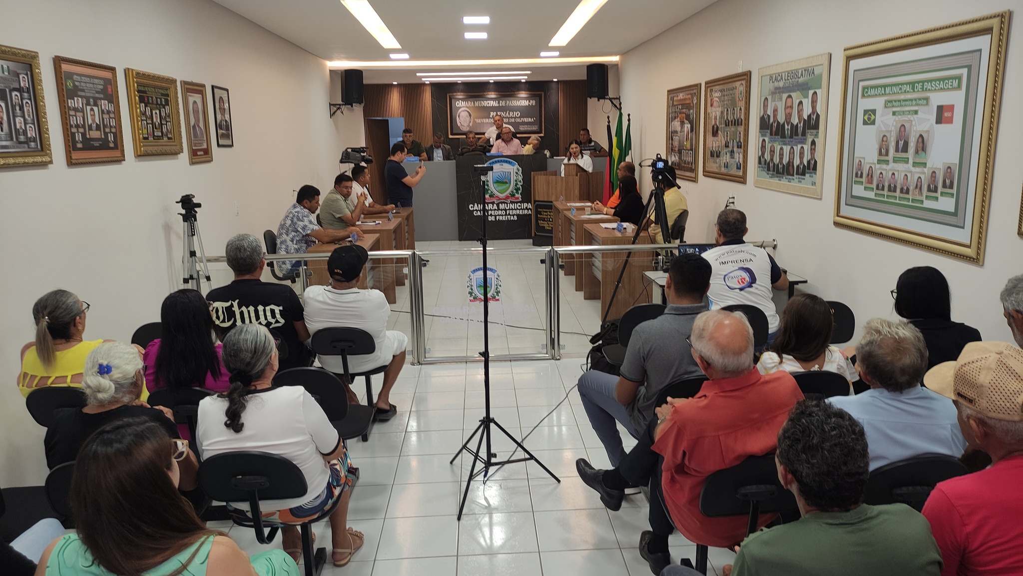 Câmara Municipal de Passagem inicia os trabalhos legislativos com Sessão Solene e realiza a primeira Sessão Ordinária 